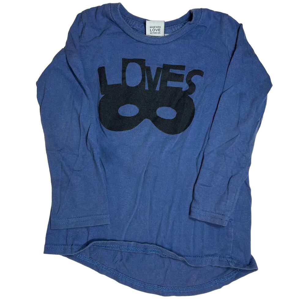 Beau Loves Hero Long Sleeve Tee Blue Size 4 Year‎